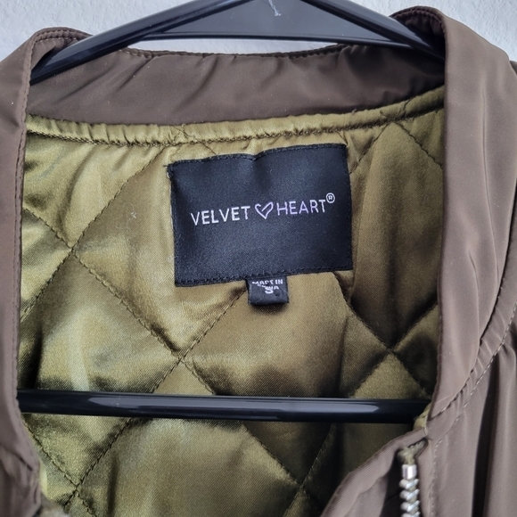 Velvet heart bomber jacket military green - Picture 8 of 8